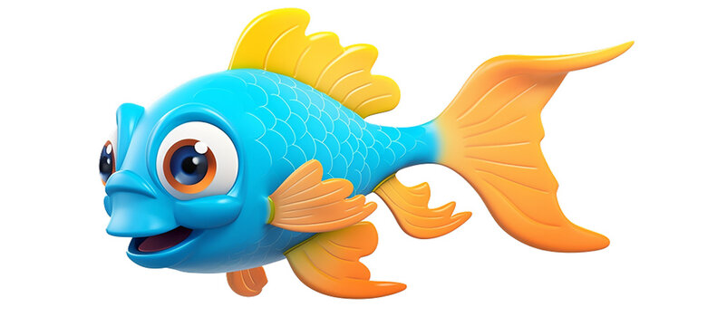 cute 3d little fish