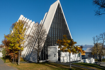 The Arctic Cathedral in Tromsø, Finnmark, Norway