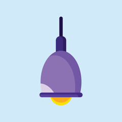 Ceiling lamp icon. Subtable to place on light, interior, etc.