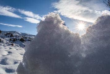 Snow and winter for the Arabs, snowfall in Jijel state, Algeria, the Maghreb, snow in the Arab...