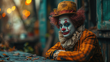 Surreal Outdoor Office Clownish Wonderland Gen AI