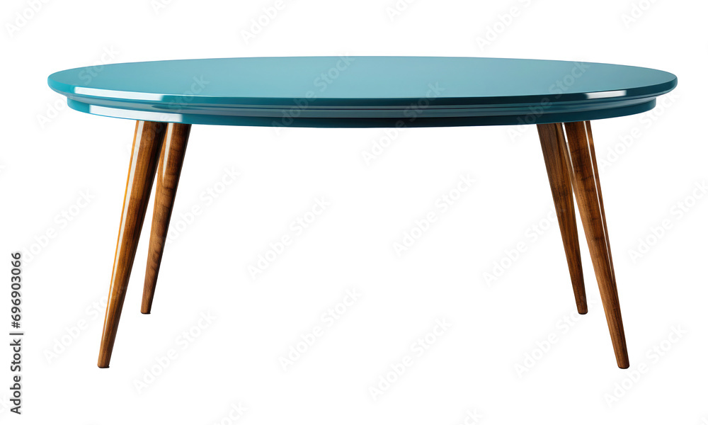 Poster table isolated on transparent background
