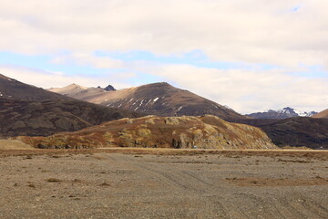 Hvannagil is a colorful rhyolite canyon located in the eastern part of iceland and featuring spectacular rock formations