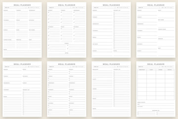 Meal Planner printable bundle