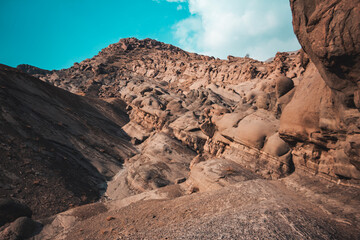 red rocks and sky