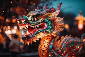 A beautiful dragon for the Chinese New Year