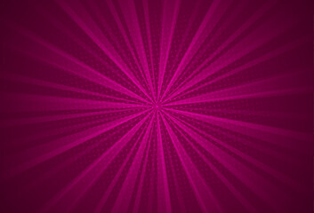 Comic background abstract . Bright color. red gradation. Halftone. Zoom effect pattern
