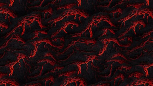 Abstract futuristic animated lava shape background, loopable element, 3D animation, 4K
