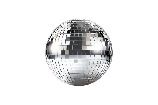 disco ball isolated on transparent background