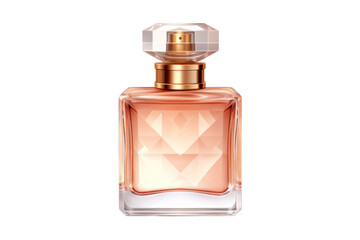 perfume bottle isolated on transparent background