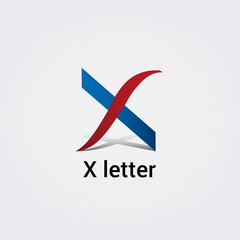 Icone Lettre X pour Design Logos, Symbole, Illustration Pictogramme Monogramme pour Business, Variations Alphabet Isol&eacute; Silhouette
