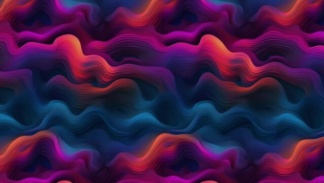 Abstract futuristic animated lava shape background, loopable element, 3D animation, 4K
