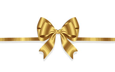 a golden ribbon with elegant style and concept good for your event design and invitation poster