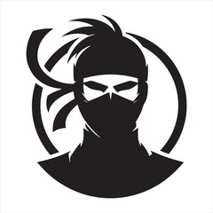 Shadowed Guardian Mastery: Ninja Silhouette, Silent Warrior Poses, and Detailed Silhouette Scenes
