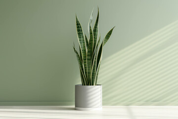Interior green interior flower pot plant houseplant leaves design nature decorative white background