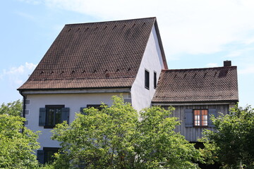 Blick in die Altstadt von Aach in Baden-Württemberg	
