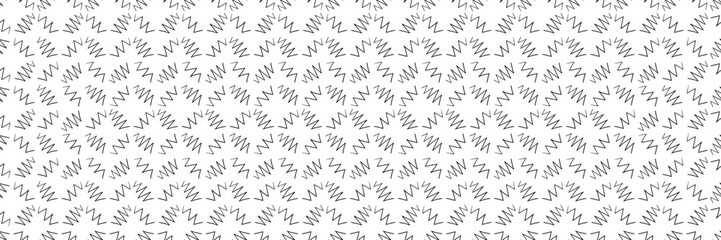 Seamless black and white abstract pattern