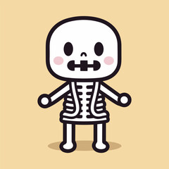 Simple illustration of skeleton