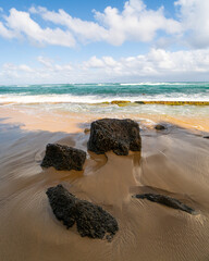 beach and rocks