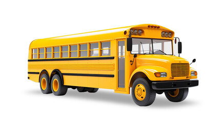 Obraz na płótnie Canvas school bus isolated on Transparent background 