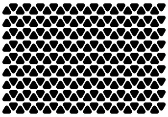 Geometric pattern with triangles. Seamless PNG background. - obrazy, fototapety, plakaty