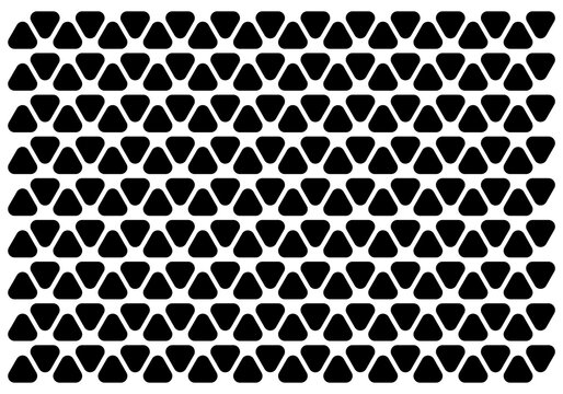 Geometric pattern with triangles. Seamless PNG background.