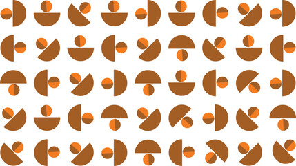 Trendy Bauhaus geometric pattern, vector background. Multicolored geometry abstract print design. Op art, neo geometry.