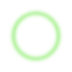 Green Circle Spray Element Design For Decorative