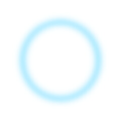 Blue Circle Spray Element Design For Decorative