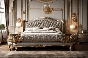 bed in bedroom