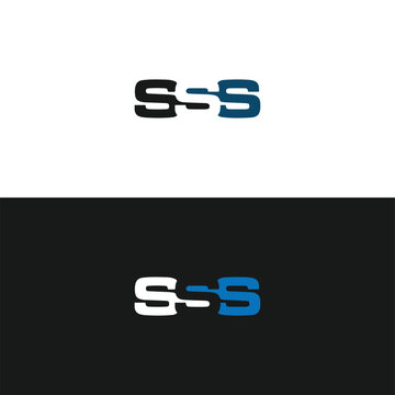 SSS logo. S S S design. White SSS letter. SSS, S S S letter logo design. Initial letter SSS linked circle uppercase monogram logo. S S S letter logo vector design.	
