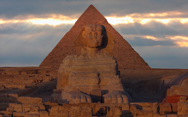 The great Sphinx of Giza in Egypt