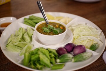 Close up, thai food, 