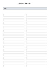 Grocery List
