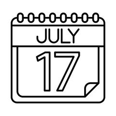 July Icon Design