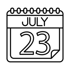 July Icon Design