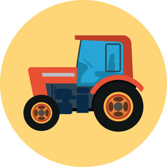 tractor. transport icon, transport icon vector, transport icon symbol png. shipment, shipping, transit, transportation, bring, ship, ride, bring, carry, truck icon design.