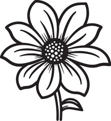 Blooming Flower logo vector illustration. Blooming Flower vector Icon and Sign.