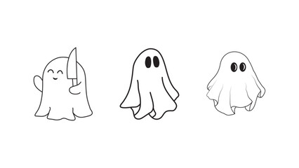 halloween ghost illustration