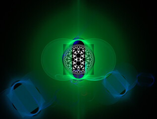 Imaginatory fractal abstract background Image