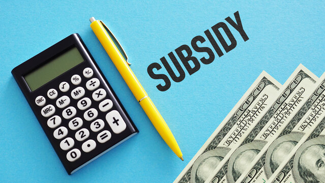 Subsidy is shown on the business photo using the text