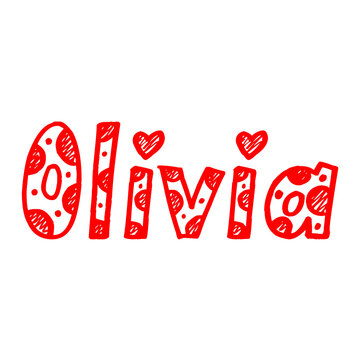 olivia name female design