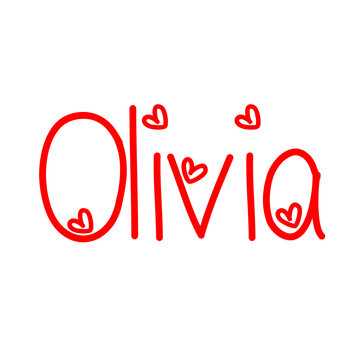 olivia name female design