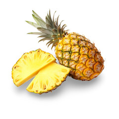 pineapple isolated  on Transparent background