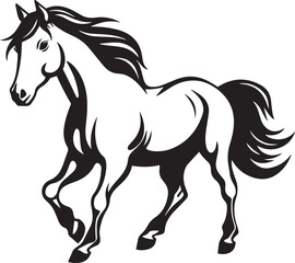 Naklejka na ściany i meble Swift Horse logo vector illustration. Swift Horse vector Icon and Sign.