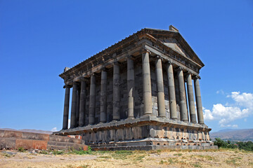 Fototapeta premium A pagan temple Garni in Armenia built in the 1st century, is located 28 km from Yerevan,Armenia.