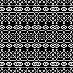 Abstract Shapes. Abstract Background Design. Vector Seamless Black and White Pattern.Simple repeat pattern design.