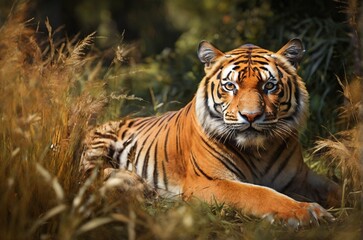 Naklejka premium tiger in the wild