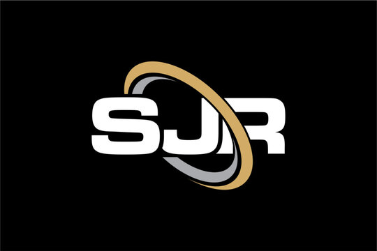 SJR creative letter logo design vector icon illustration