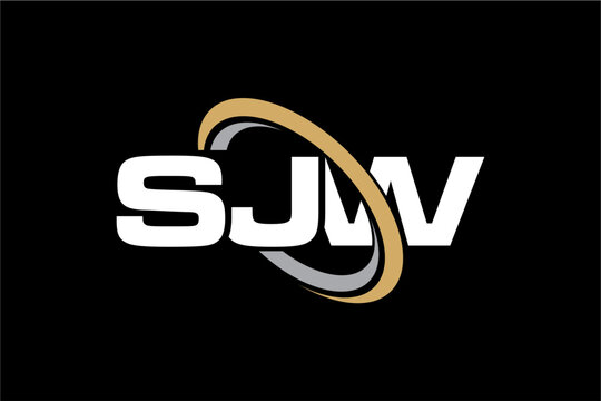 SJW creative letter logo design vector icon illustration